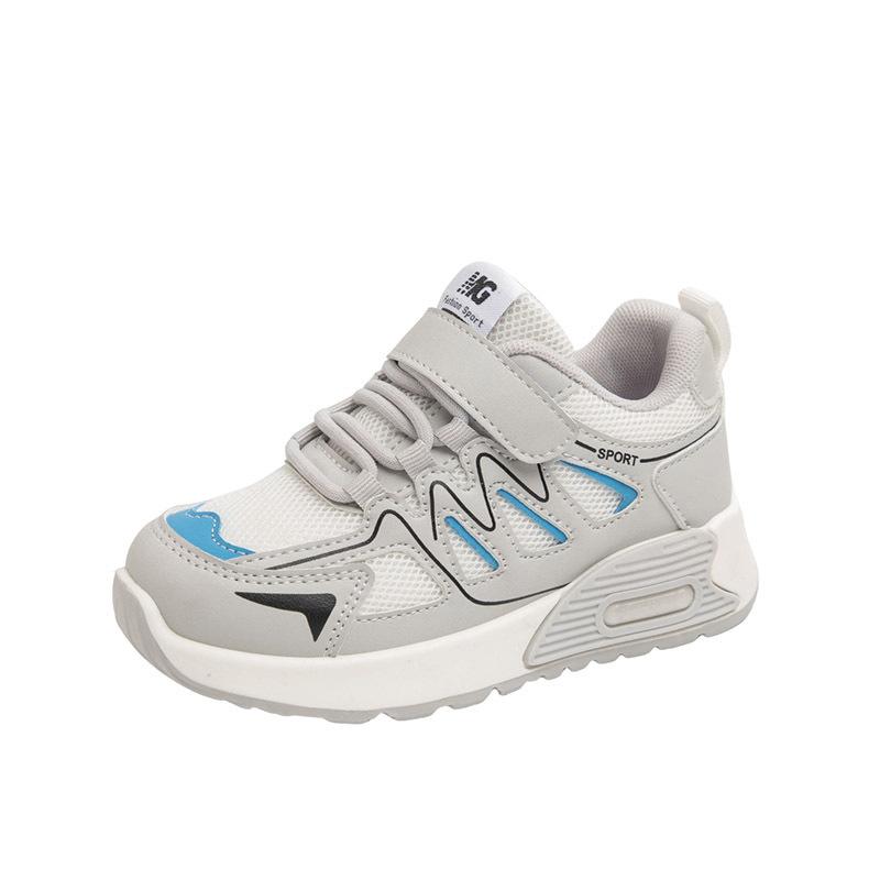 Boys' sports shoes 2025 spring and autumn new children's shoes boys mesh breathable running shoes medium and older children's casual shoes