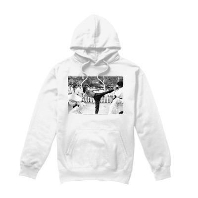 Bruce Lee Unisex Adult Kick To The Head Hoodie