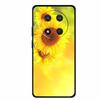 For Honor X9c Case X 9 c Coque Flowers Black Silicone TPU Soft Back Cover For Honor Magic 7 Pro Magic7 5G lite Phone Case Funda