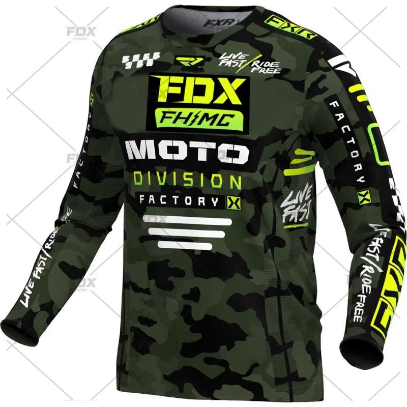 2024 Maglia da Downhill da Corsa Mountain Bike Motocicletta Ciclismo Crossmax Camicia Ciclismo Abbigliamento per Uomo Maglia MTB MX Ranger Fdx DH