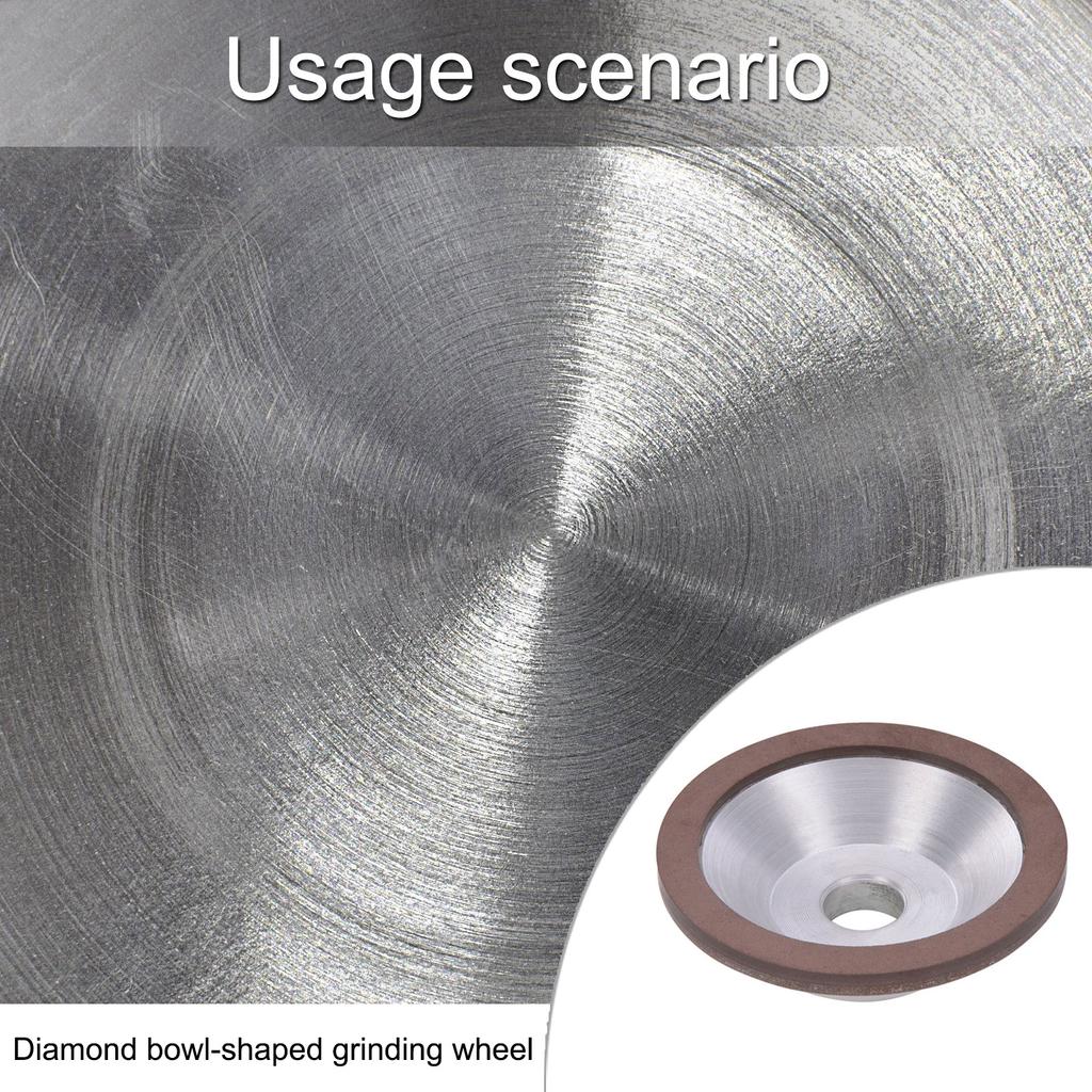 180 Grit Grinding Cup Wheel for Carbide Metal Grinder Disc for Saw Tooth Processing Steel Grinding Metalworking