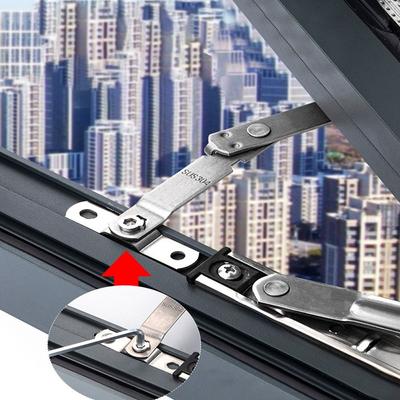 Adjustable Window Support Limiter Window Protection Casement Blocking Window Hook Latches Cabinet Locks