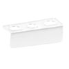 2Pcs Clear Hair Brushes Rack Wall Mounted Toilet Storage Shelf Bathroom Comb Holder  for Home