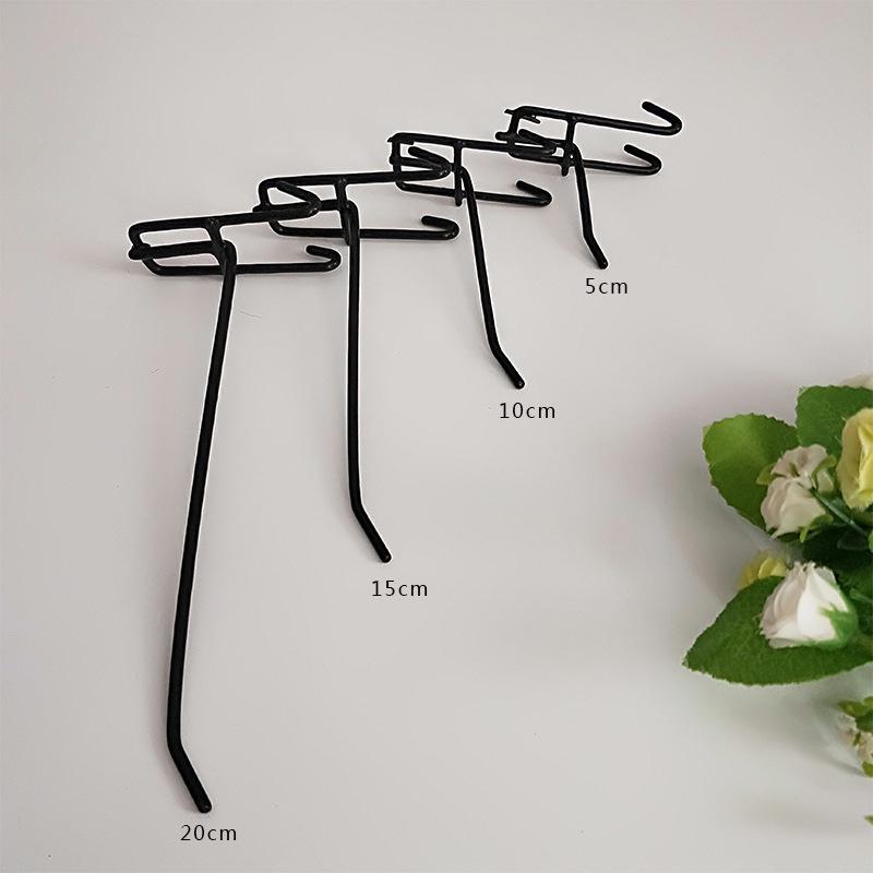 Metal Gridwall Hooks for Jewelry, Phone Charms, and Hardware Shelving