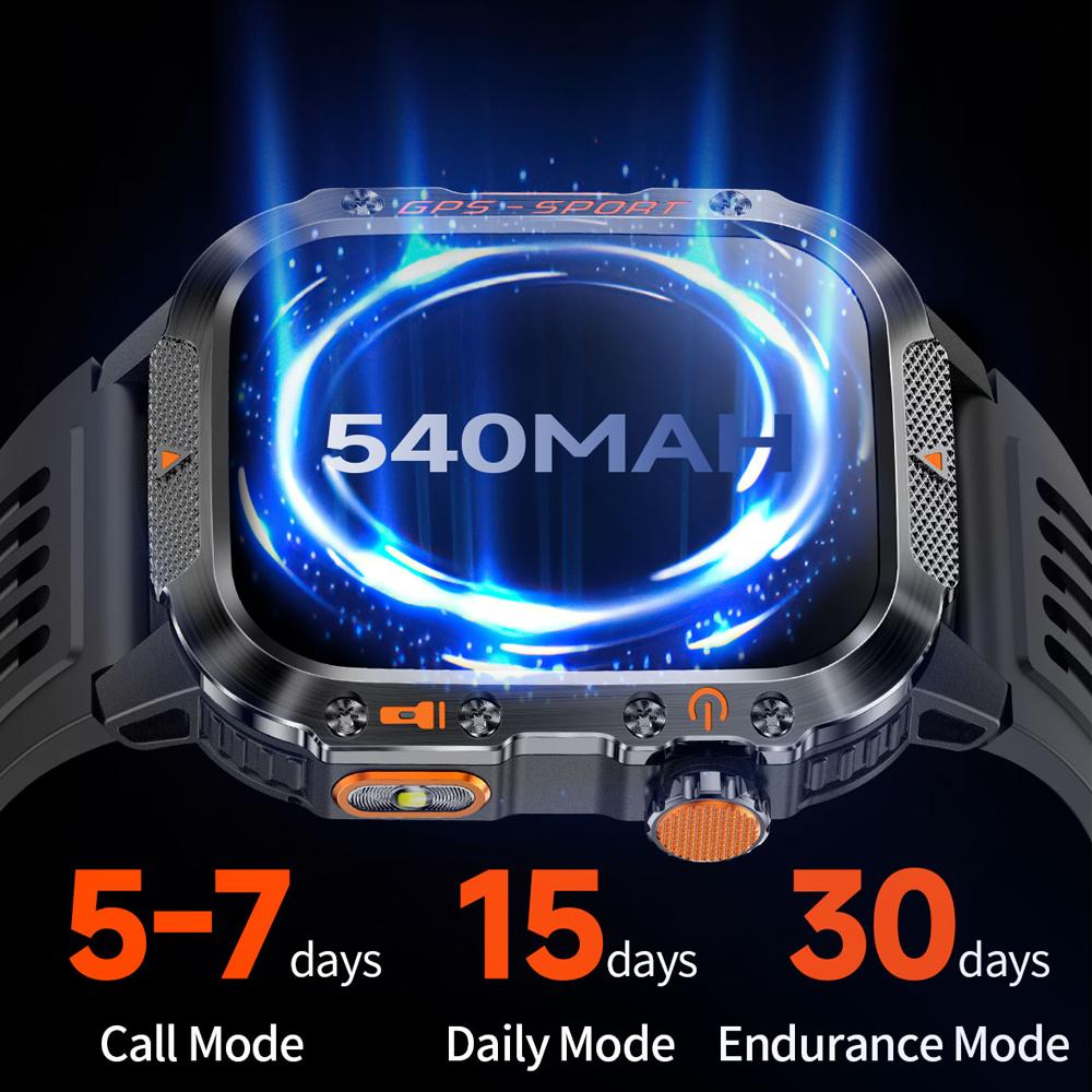 New Health Monitoring SmartWatch  Men Altitude Air Pressure 30 Meters Depth Waterproof Heart Rate Monitoring Smart Watch Men