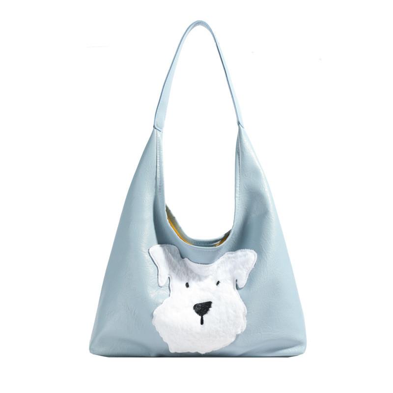 Stylish And Cute Tote Bag For Women In Black Brown Blue And Cream Colors Ideal For Daily Use