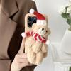 Simpatica Custodia Peluche Calze Albero di Natale per iphone 15 14 13 Pro Max 12 11 X XS XR /Samsung S23 S22 Ultra A13 A23 A33 A53 A12 A32 A52 A14/Redmi Note11 11S