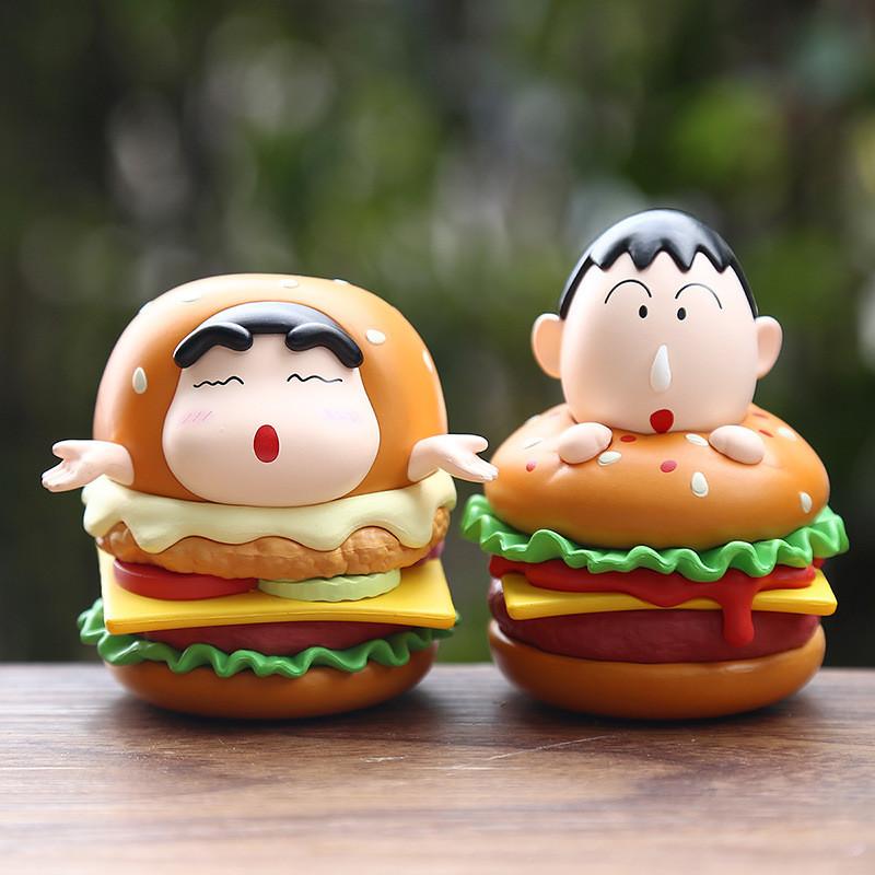 Shin Crayon Chan Character Food Model Toys Cute Cartoon Decoration Tabletop