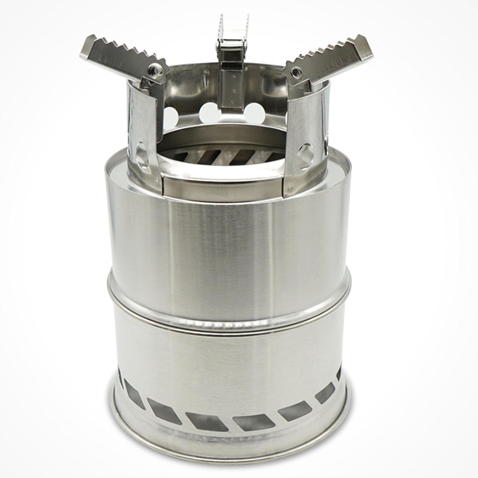 

Кемпинговая печь складная из нержавеющей стали дровяная печь портативная походная печь для отдыха на открытом воздухе