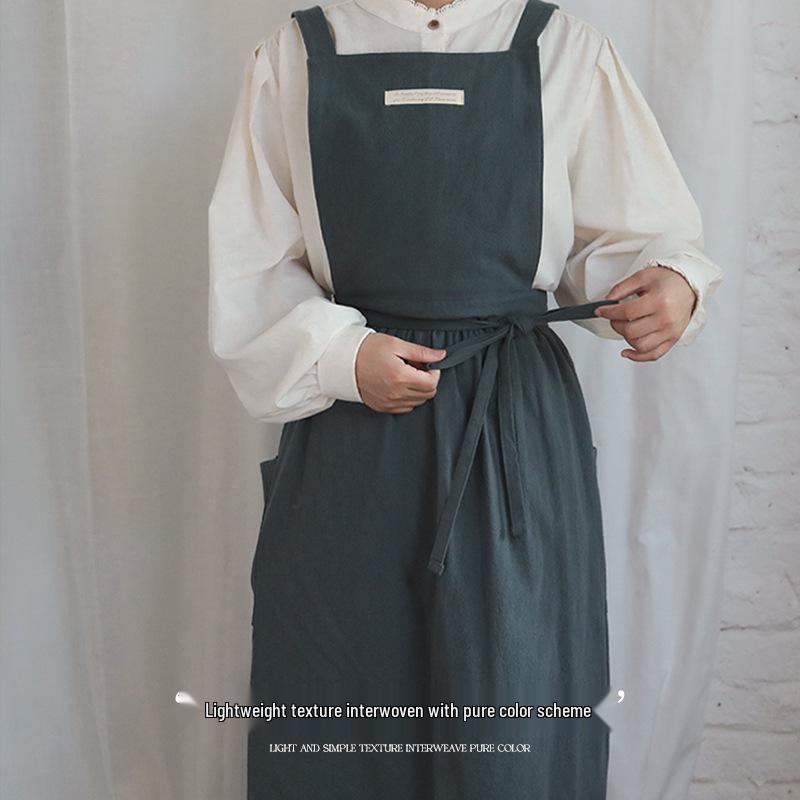 Nordic Quality Korean Style Canvas Kitchen Apron