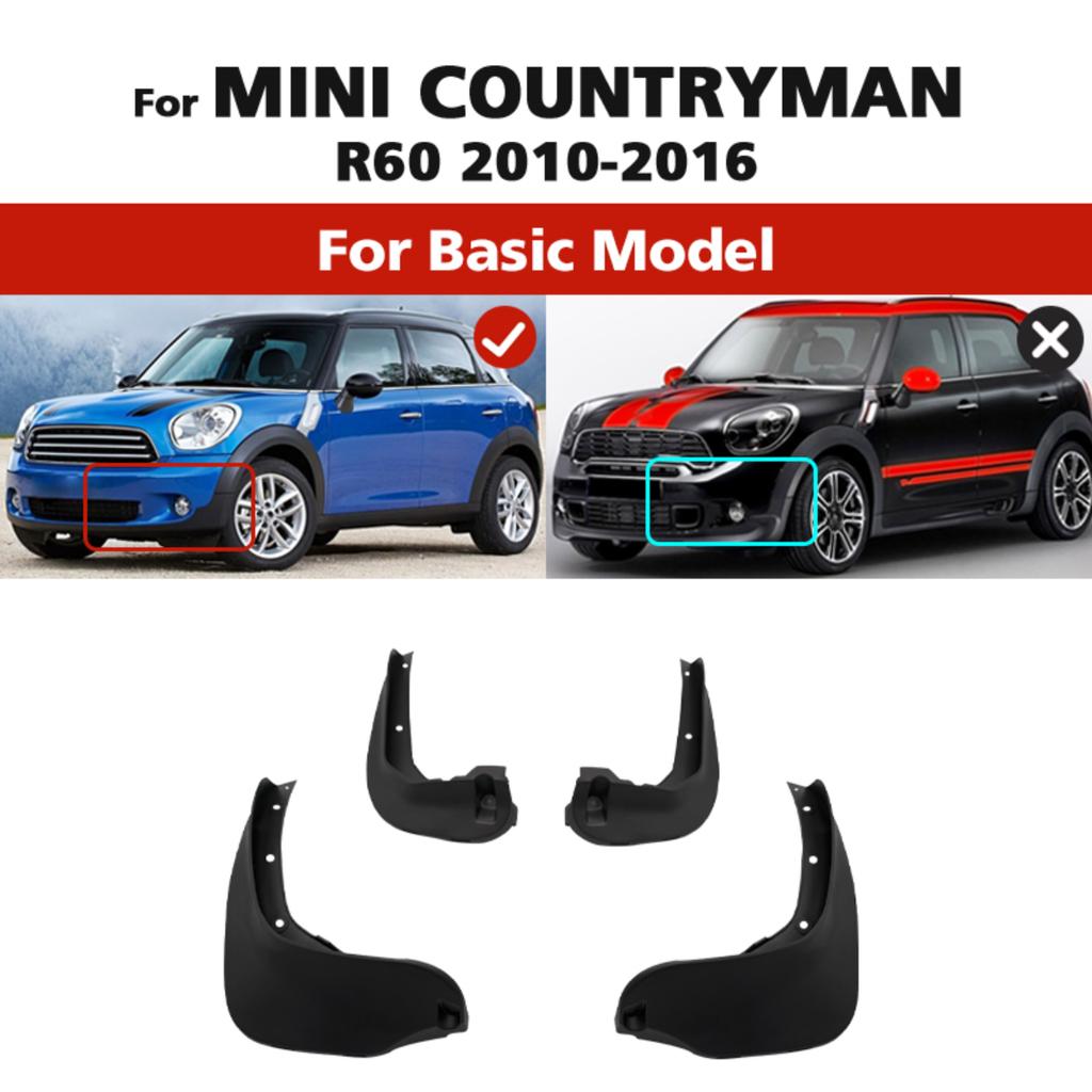 4PCS Car Mud Flaps Splash Guards Mudguards Car Mud Flaps Compatible with MINI Countryman R60 2010 2011 2012 2013 2014 2015 2016