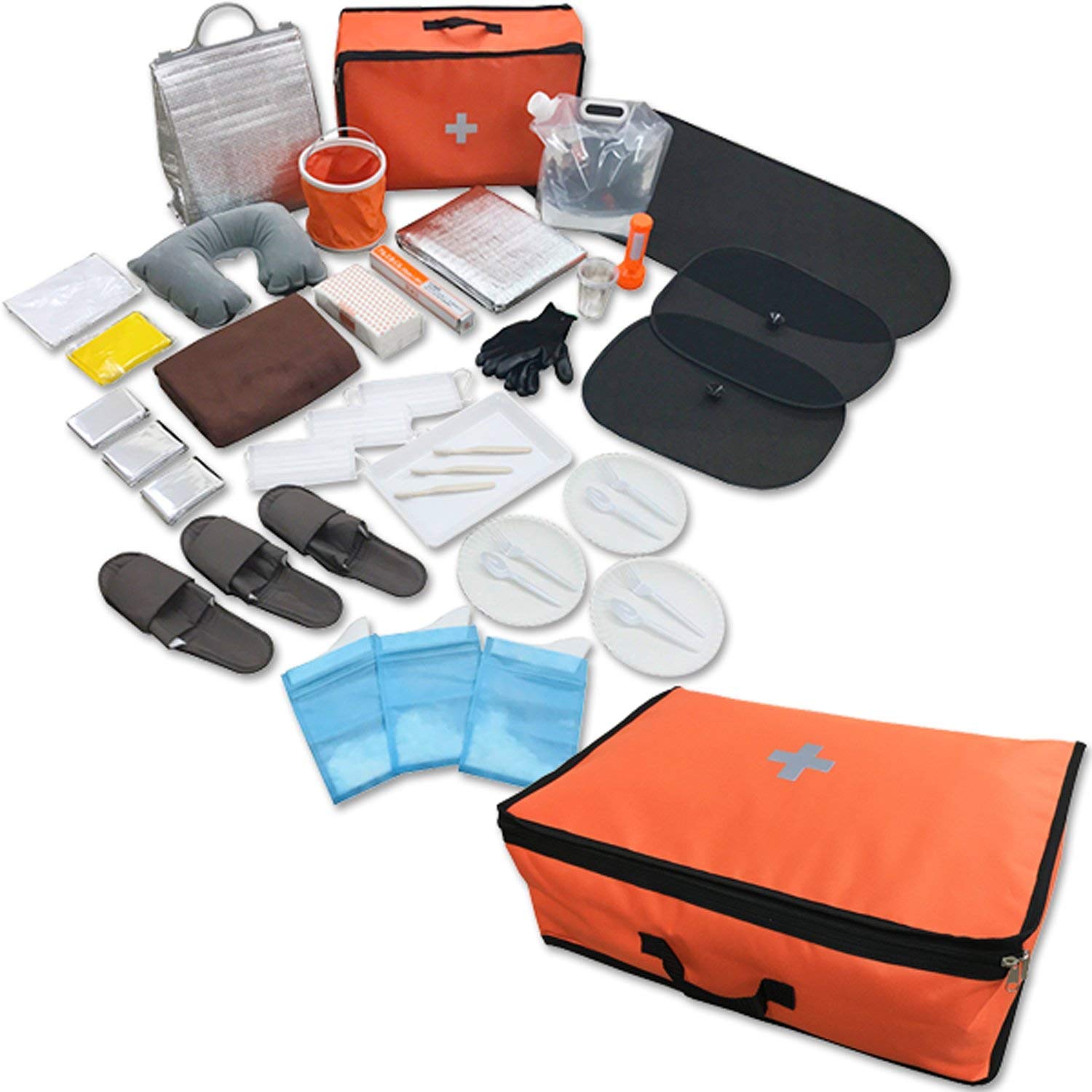 YAMAZEN Emergency Evacuation Kit for Simple Evacuation Disaster Prevention Evacuation Disaster Preparedness for Initial Evacuation Vehicles, Set,