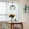 Designer Green Leaf Glass Pendant Light for Modern Spaces
