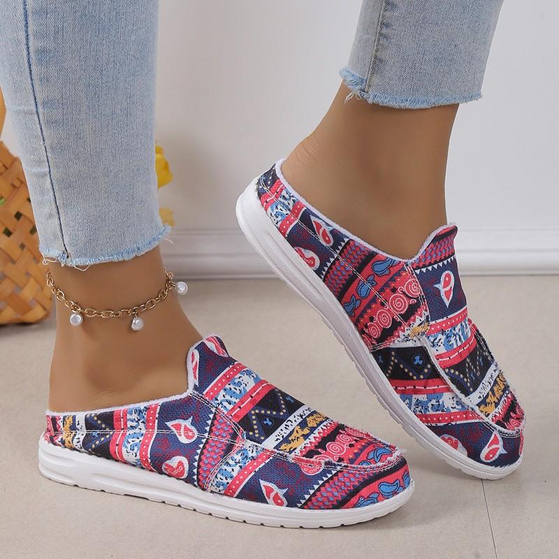 New Women's Shoes Basic Women's Flat Shoes Trend Casual Flat Shoes Round Toe Wedge Heels Women's Single  2025