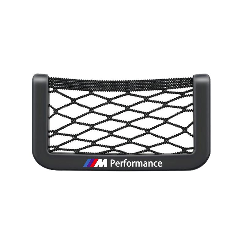 Car Organizer Storage Bag Auto Paste Net Pocket Phone Holder Car Accessories For BMW M E34 E36 E60 E90 E46 E39 E70 F10 F20 F30 X5 X6 X1 M3 M5 M6 E71