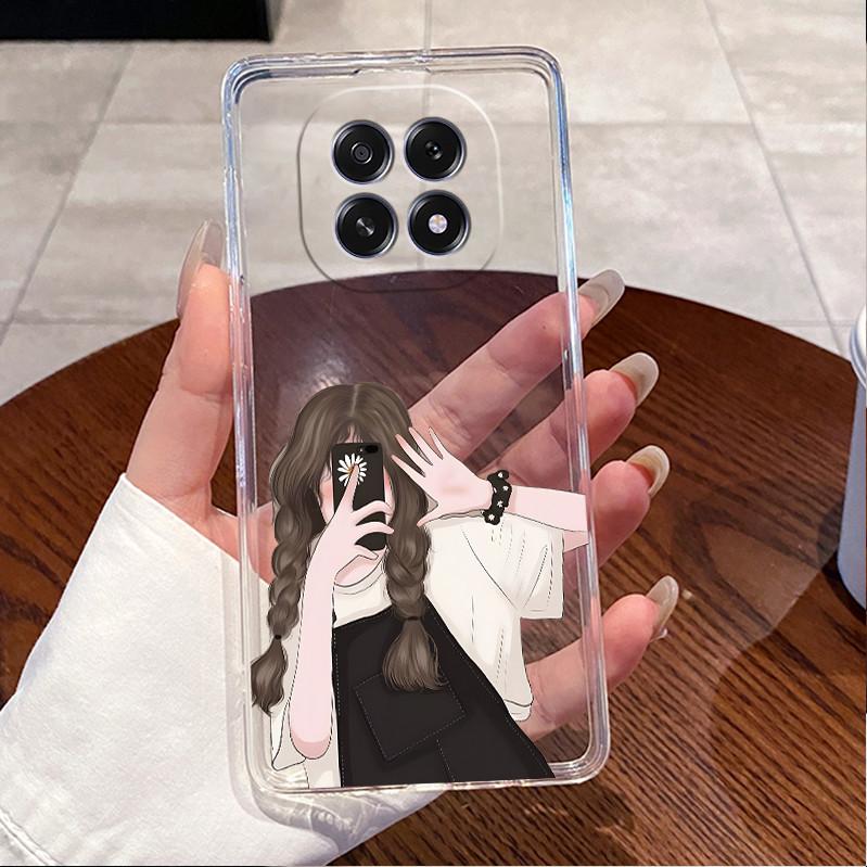 For Oppo F29 5G Cover Oppo F29 Pro 5G Case Clear Luxury Cute Love Heart Rabbit Funny Cartoon Painting TPU Soft Silicone Casing