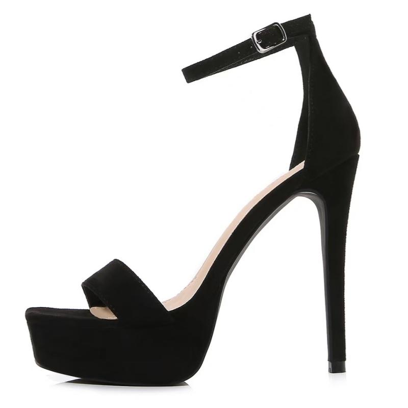 Fashion Gladiator Buckle Strap Women Sandals Thin Heels Club Party Patent Leather Women Pumps Classics Pole Dancing Shoes Size 36-41