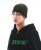 AMES-WORLDWIDE Big Typo Beanie Khaki