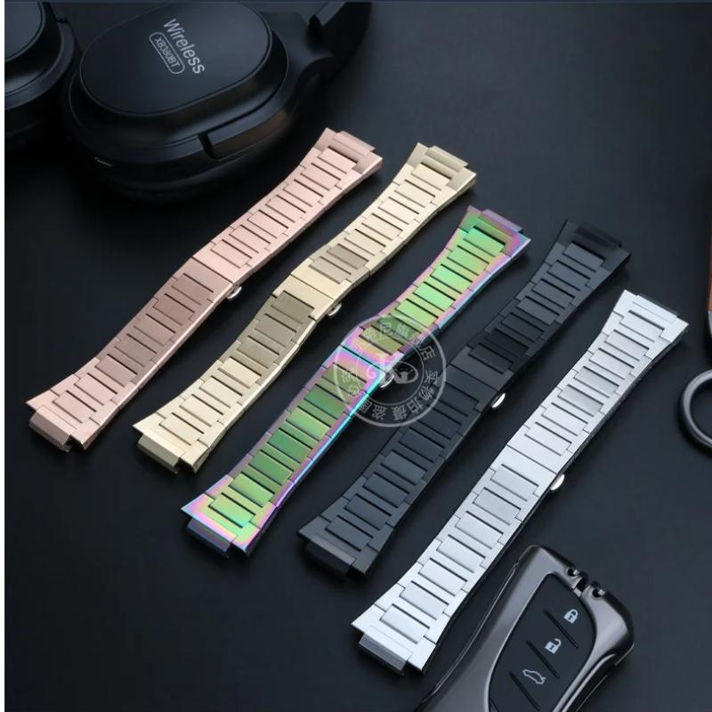 16mm Stalowa Bransoleta Do G-SHOCK Casio GM-110 GA-110 GM2100 GA2100 GM-2100/GA-2100 Pasek Męski Zamienny Pasek Do Zegarka