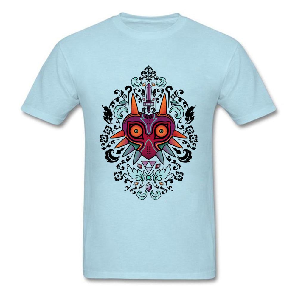 Trička Majoras Mask s krátkým rukávem, ležérní, hip hopová, pánská, 2024, letní, podzimní topy, tričko, mexický Den mrtvých, bílé tričko