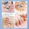 168W Nail Lamp Dryer Nail Gel Manicure Tool Set 20PCS Base Top Coat Gel Nail Polish Bright Color UV Gel Polish With Nail Art Tool