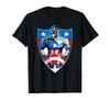 Marvel Captain America Steve Rogers and Sam Wilson Shield T-Shirt