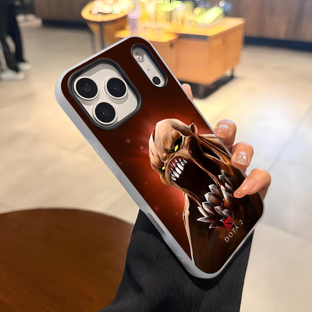 Game D-Dota 2 Phone Case For IPhone 17 Air 16 E 15 14 Plus 13 12 11 Pro Max Jelly 2 In 1 Protective Case