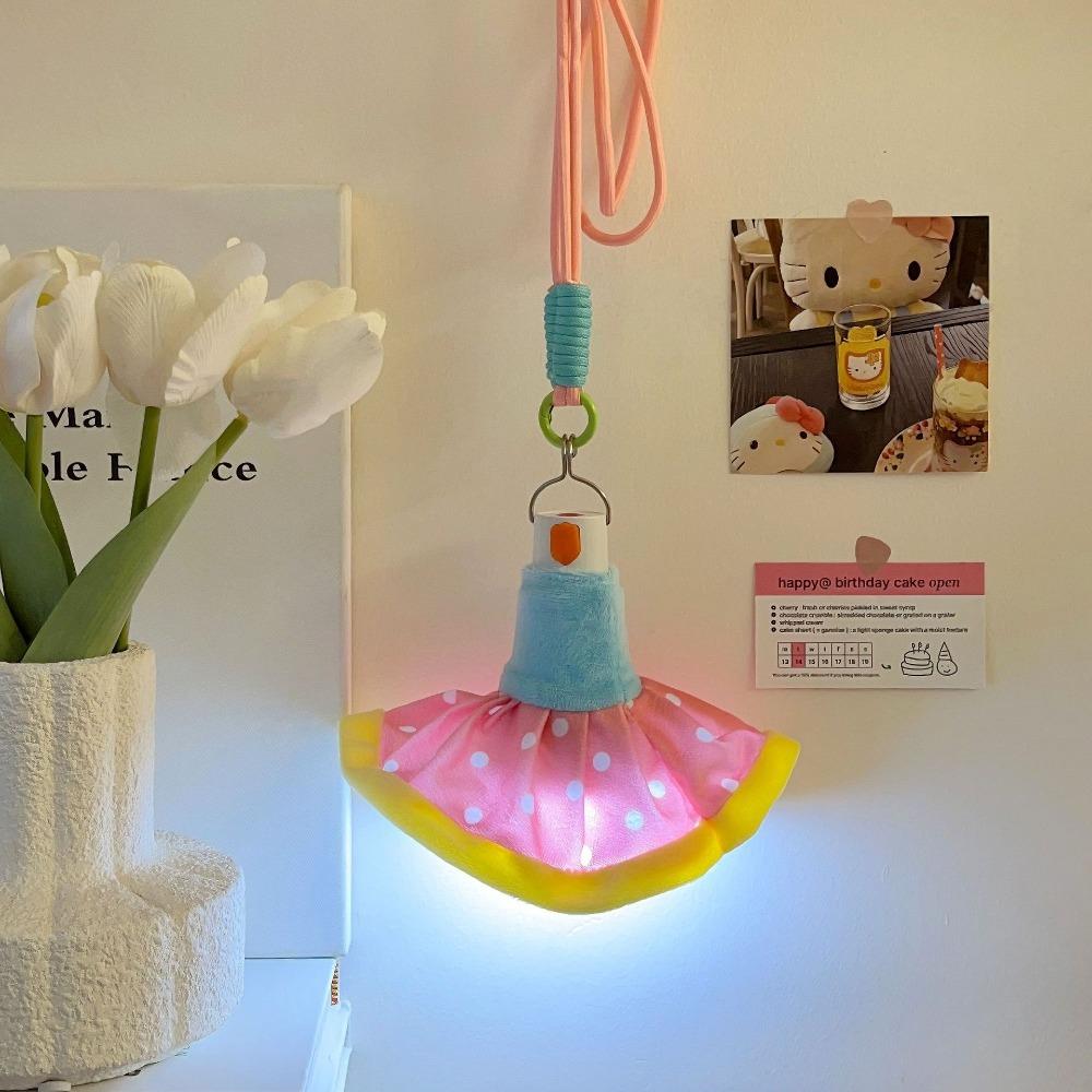 Colorful Hanging Flower Lamp Kawaii Hanging Lantern Bedroom Night Light  Bedhead Decorative