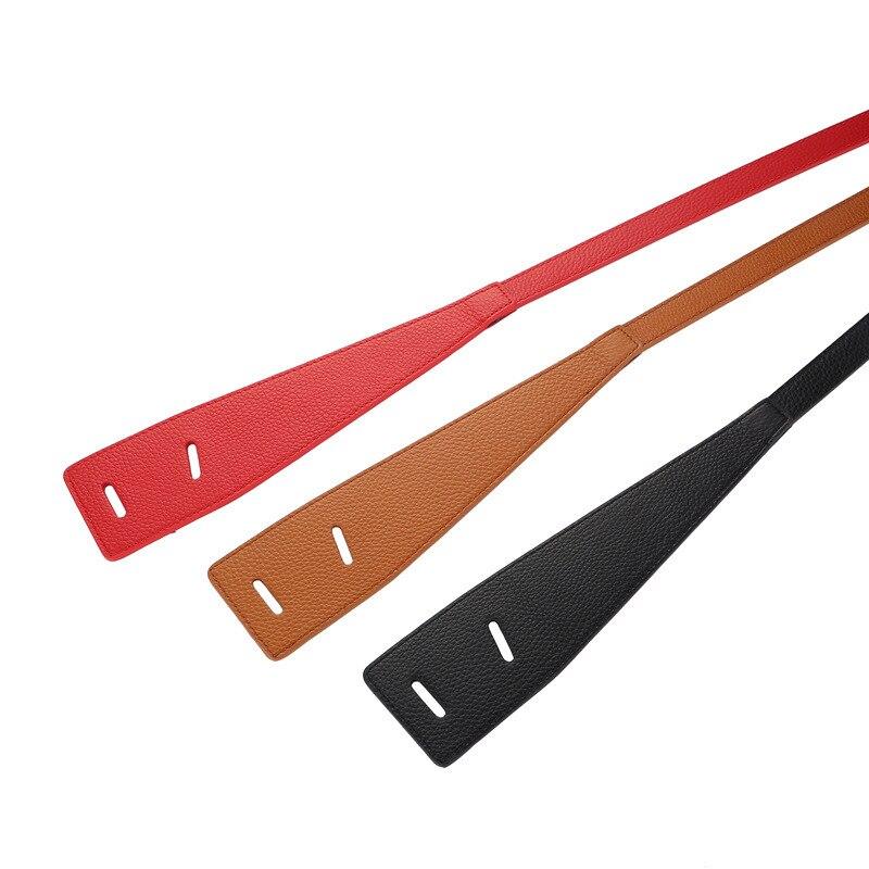 Dámske opasky Jednoduchá móda Opasky z pravej kože pre ženy Obvod šiat Vysoko kvalitný dizajnový remienok LD060