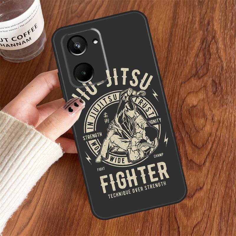 Judo jiu jitsu BJJ Brazilian Case For Realme 10 Pro Plus 8 9 8i 9i GT Neo 5 2T 3T C11 C15 C30 C31 C35 C25s C21Y Cover