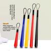 47cm Colorful Shoe Puller Plastic Home Long Handle Shoe Puller Extra Long Plastic Lazy Shoe Lifting Device Drawer Wearing Shoe