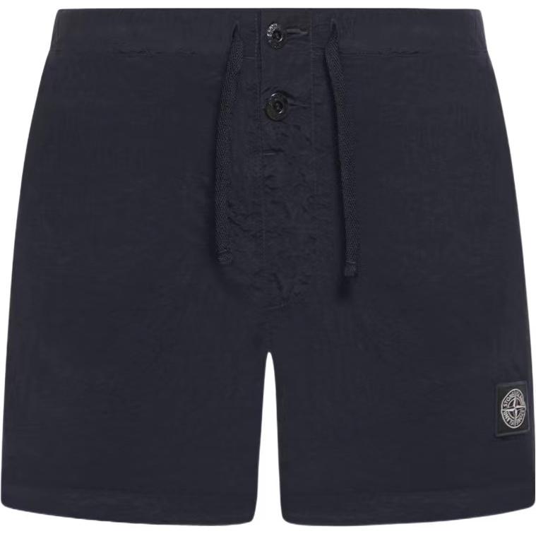 STONE ISLAND Плавки мужские из металла и нейлона облегающего кроя, темно-синие, уличная одежда 8015B0643-A0020 XL