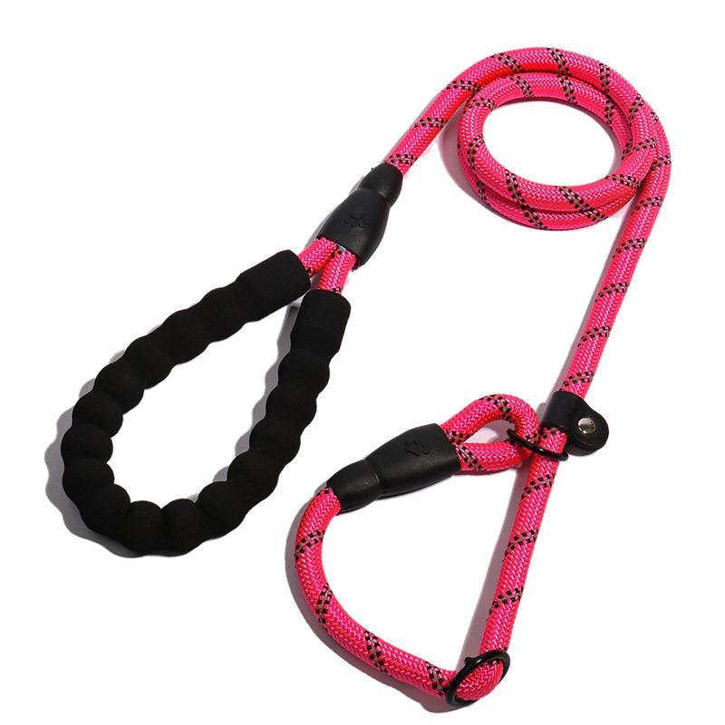 Reflective explosion-proof integrated P rope P chain pet leash dog leash walking dog rope racing rope for dog training