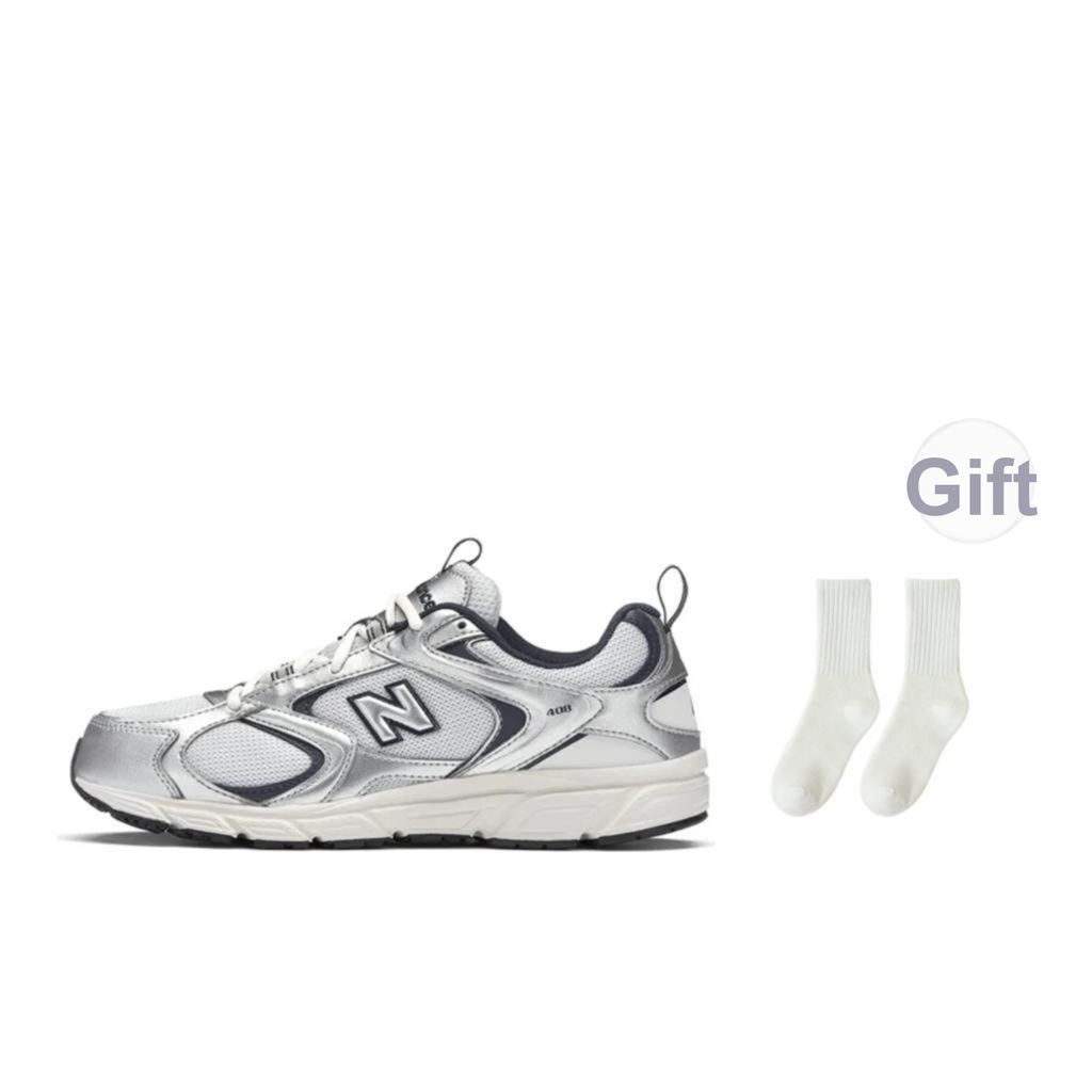 New Balance 408 Srebrno-indygo Unisex Sneakersy ML408N