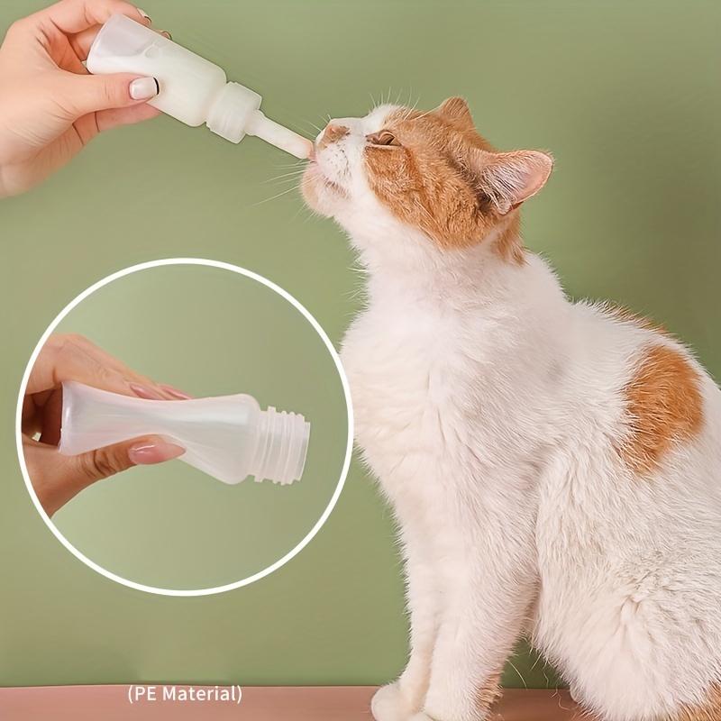 Pet Feeding Bottle Set 4/6 Pcs for Kitten & Puppy with Spare Nipples Tools Ideal for Pet Owners Supplies