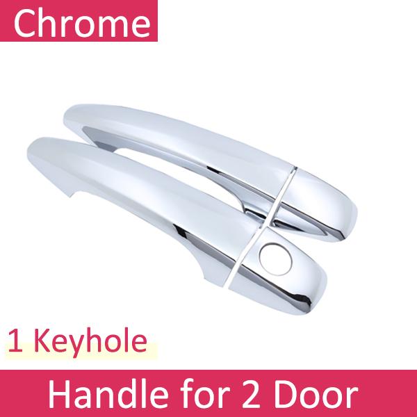 For Citroen C4 MK2 C4L 2011~2018 Chrome Door Handle Cover Car Accessories Stickers Trim Set 2012 2013 2014 2015 2016 2017