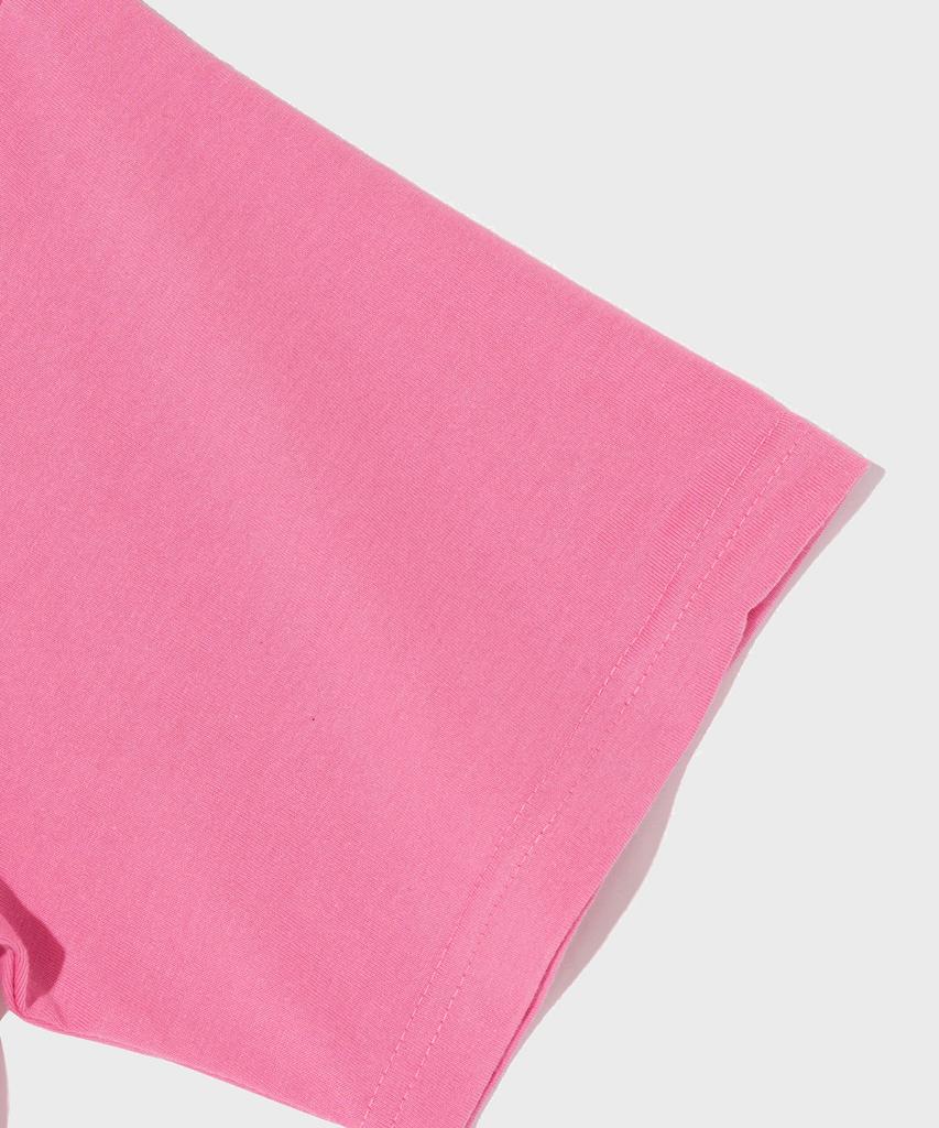 ROIDESROIS Kitten Cat Print Short Sleeve T-Shirt (Pink)