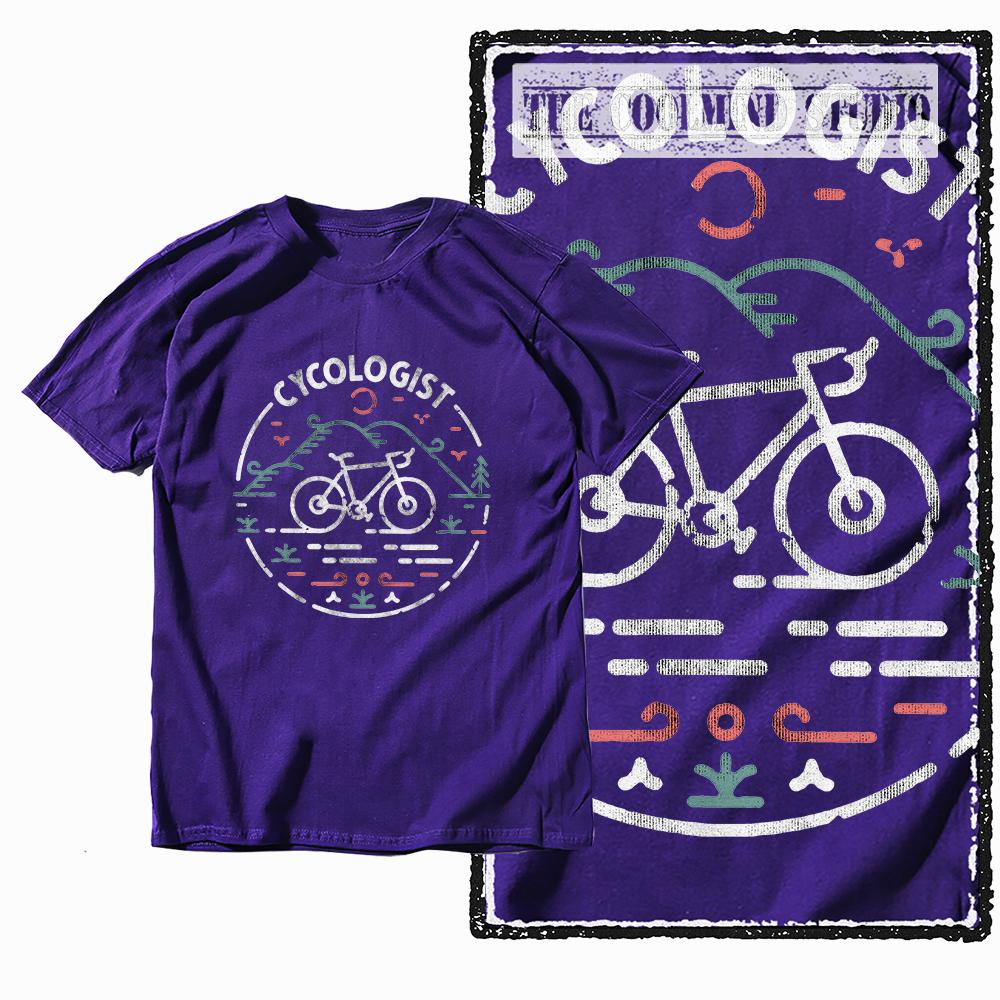 Coolmind Z1106100% Cotton Bike Printed Exclusive Graphic Men T Shirt Cotton Men Tshirt T-shirt for Men Loose Tee Shirt