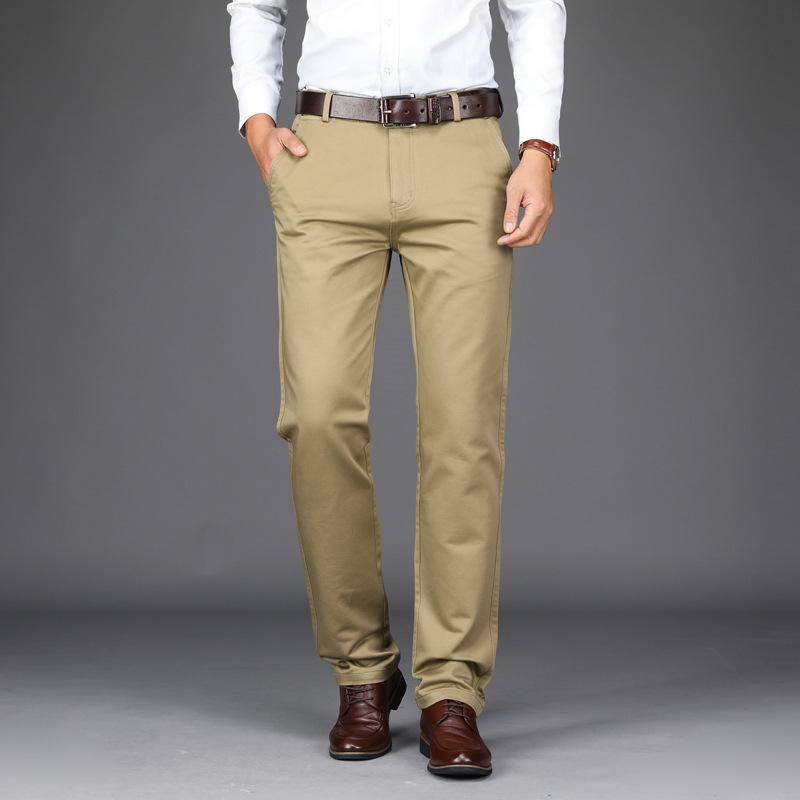 Men's Plus Size Casual Autumn/Winter Slim Fit Trousers