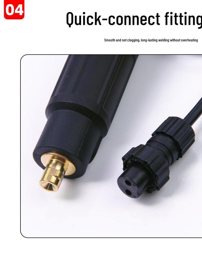 14AK Quick-Plug Airless MIG Welding Gun with 3m/5m Cable for NBC250 Small Welder, Flux-Cored Wire Compatible.