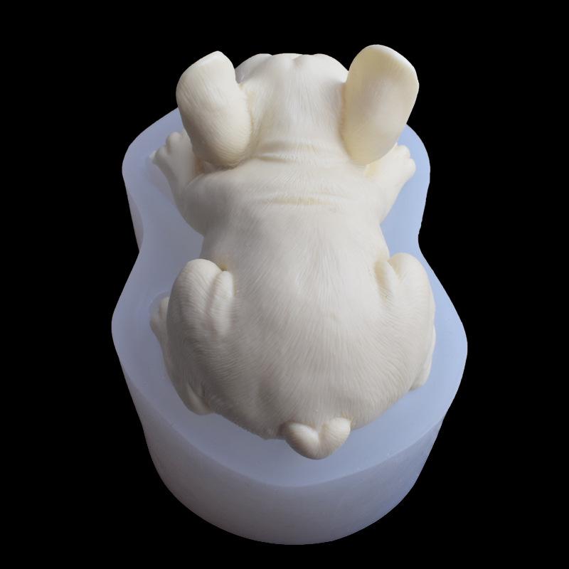 3D Bulldog Mousse Cake Mold Cute Shar Pei Epoxy Mold DIY Baking Appliance