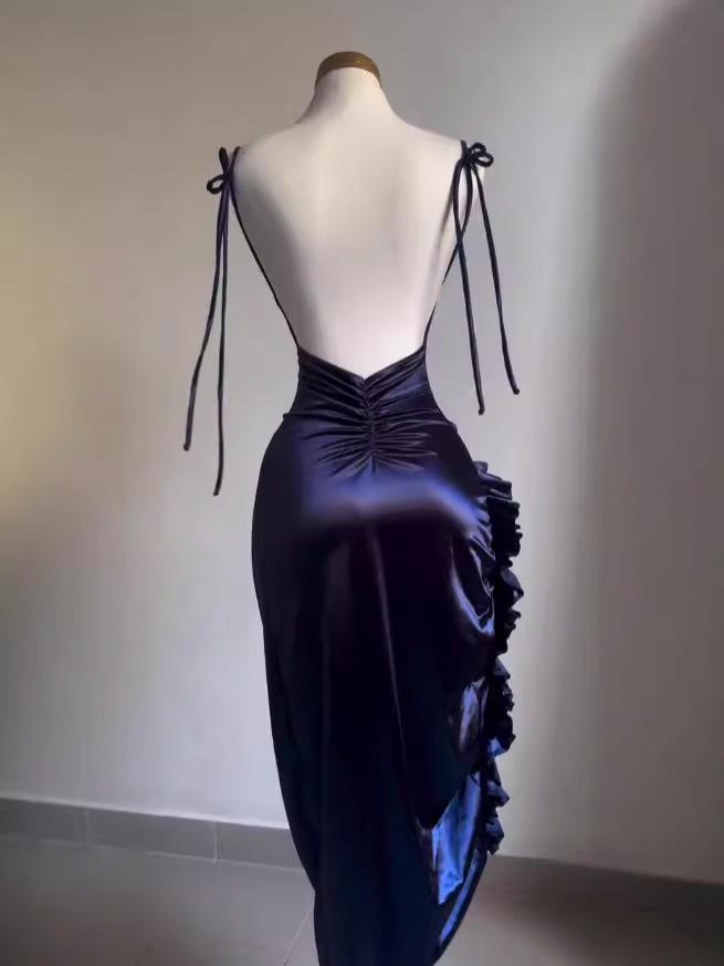 2024 Trendy Y2K Backless Summer Sling Dress
