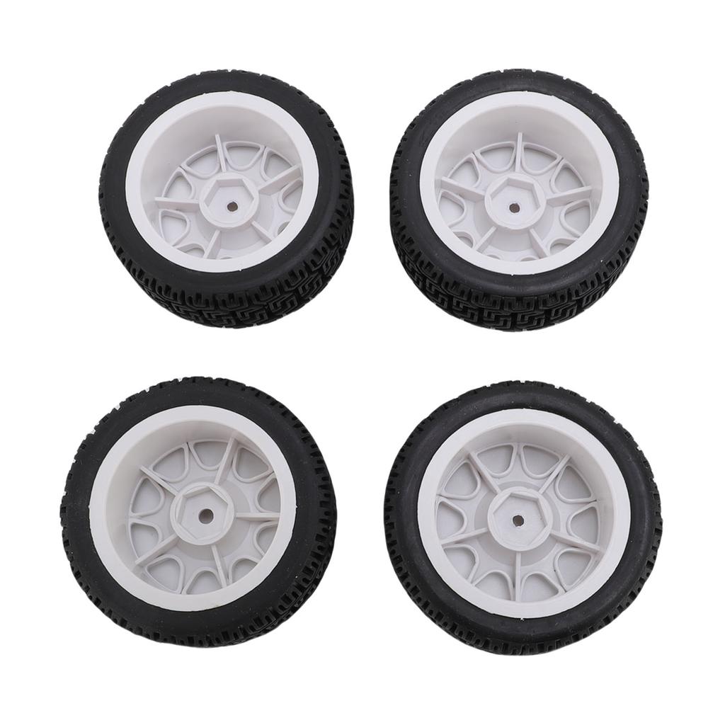 4PCS RC   Tires Fit for    01 XV02 70mm 1:10 Scale Plastic Nylon RC Car Wheel Hub Tire