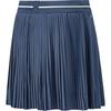 Li Ning Tennis Series Sport Minimalist Solid Color Casual Shorts Women bottoms Deep-Navy-Blue ASKU288-2