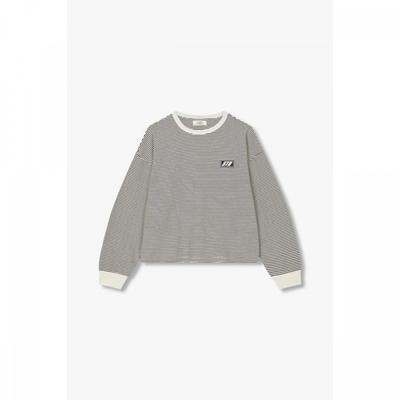 STripe Crop T shirT  9175122973 