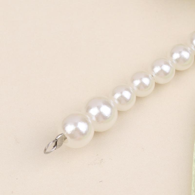 Ins Fresh Tulip Hello Kitty Keychain Y2K Trendy Sweet Imitation Pearl Bowknot Keyring Bag Pendant Backpack Hanging Decor Gift