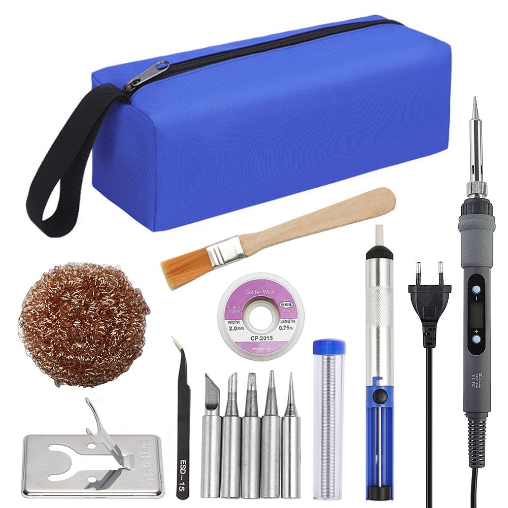 Adjustable Temperature Electric Soldering Iron 220V 110V 60W 80W Welding Solder Rework Station Heat Pencil Tips Repair Tools