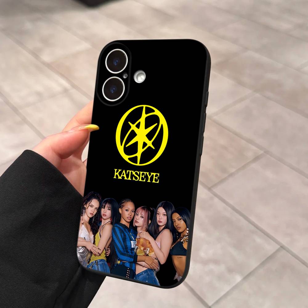 K-KATSEYE Music Phone Case For IPhone 16 17 Air 15 14 13 12 11 Pro Max 16E Plus Fundas