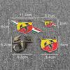 HOT Car 3D Metal Sticker Emblem Badge Decals Accessories Fiat Abarth 500 Tipo FR Punto Ducato Stilo Palio Bravo Pondo Viaggio
