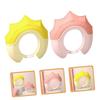 2 Pack Kids Waterproof Shower Cap, Adjustable Ear Protection, Colorful Headband Design, Lightweight & Practical Bathing Cap for Toddlers